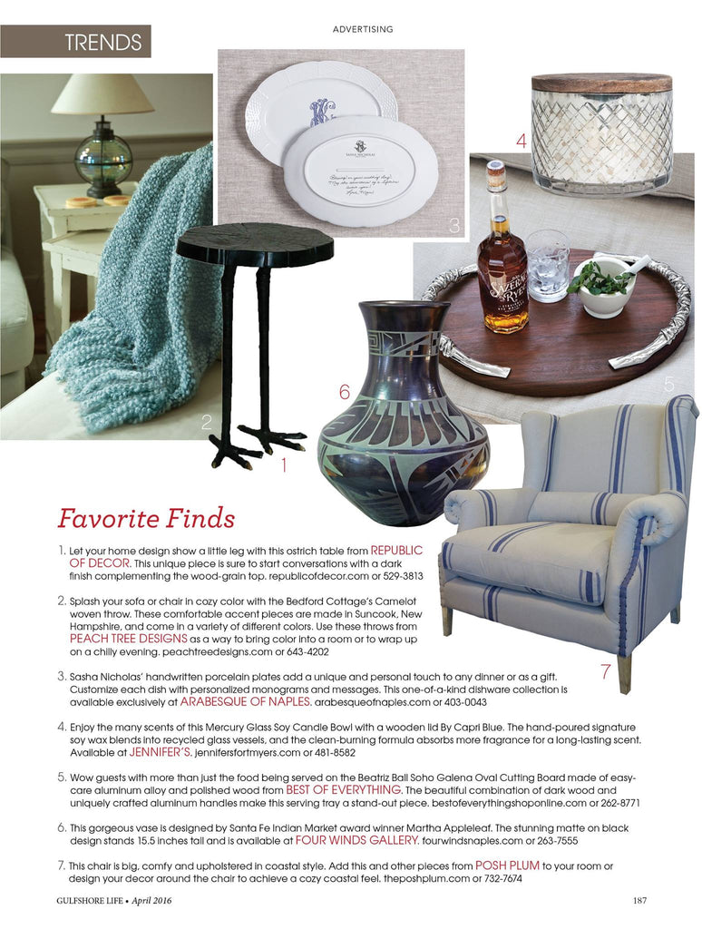 Ostrich Table Feature