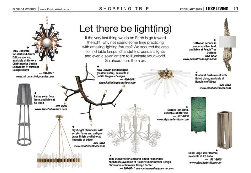 Luxe Living Lighting Feature