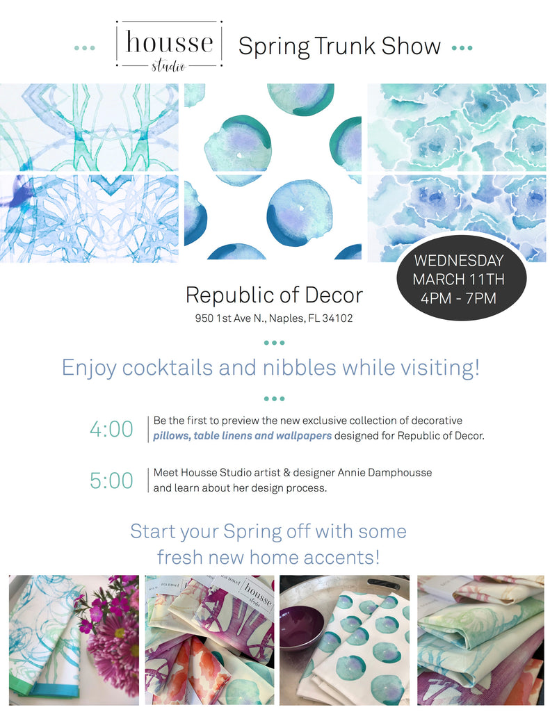 Housse Studio Spring Trunk Show
