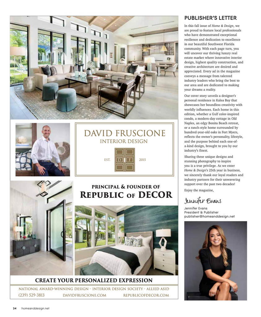 Home & Design Fall 2023 Feature Ad