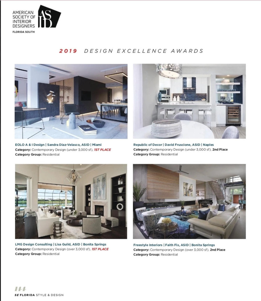 ASID Design Excellence Award Spread