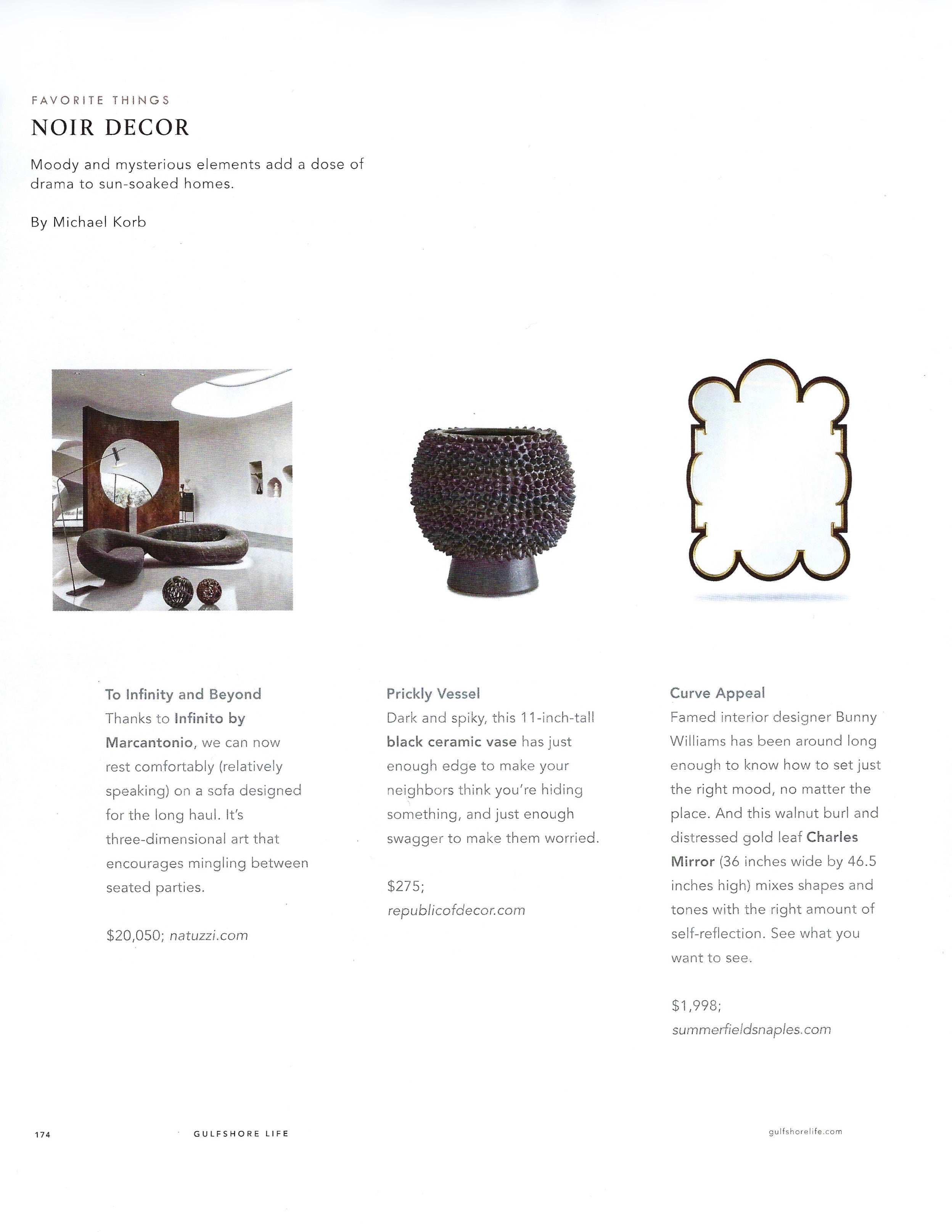 black vessel by republic of decor featured in gulfshore life