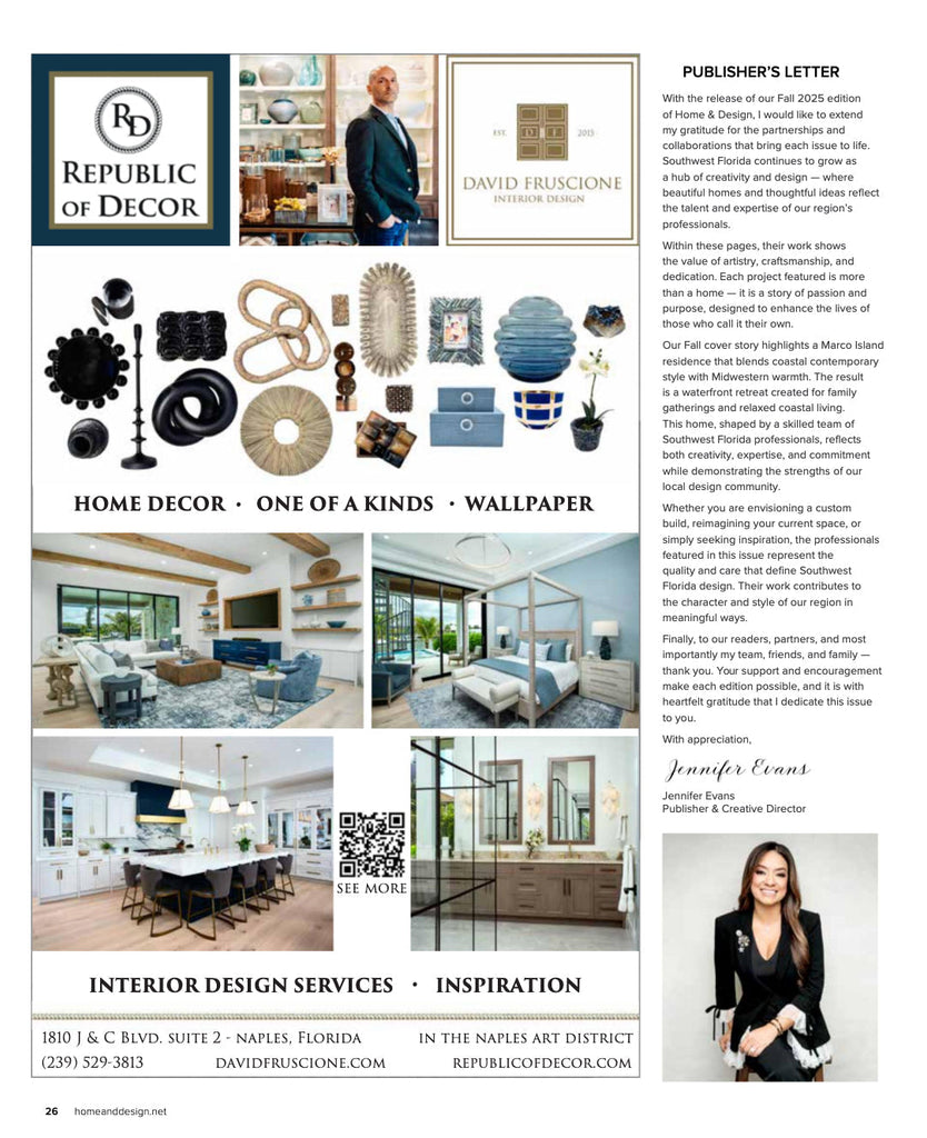 Home & Design Fall 2025 Feature Ad