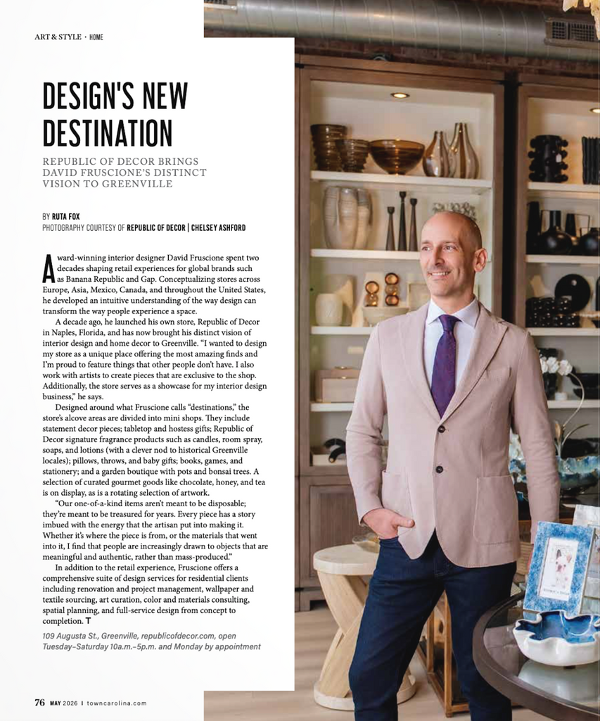 Town Magazine Feature - Design's New Destination
