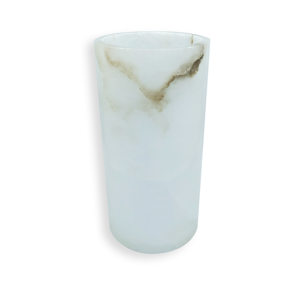 Tall Alabaster Vase