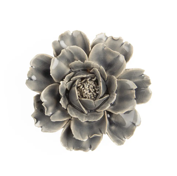Gray Ceramic Rose