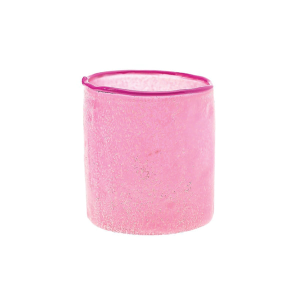 Pink Glass Votive