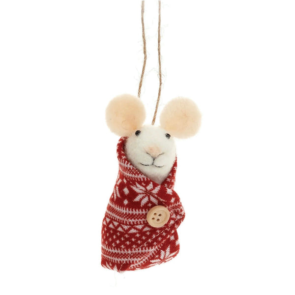 Swaddle Mouse Ornament