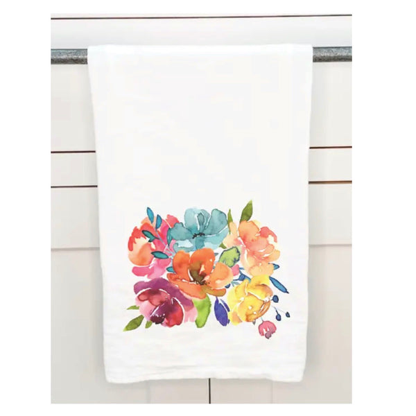 Floral Bouquet Tea Towel